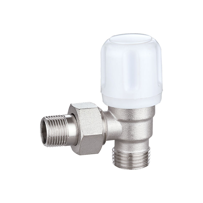 Corpo in ottone Maniglia in plastica Valvola del radiatore AMT-4023
