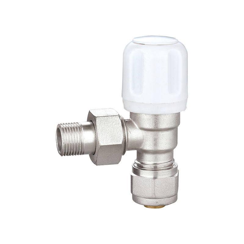 Corpo in ottone Maniglia in plastica Valvola del radiatore AMT-4023