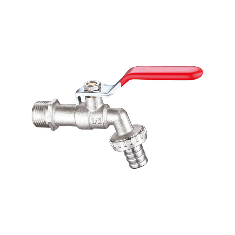 Rubinetto acqua da giardino con corpo in ottone cromato AMT-7003