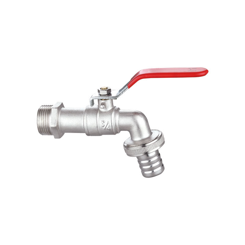 Rubinetto acqua da giardino con corpo in ottone cromato AMT-7003
