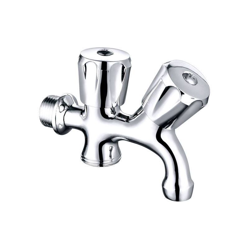 Rubinetto in ottone con doppia maniglia buon prezzo AMT-7012