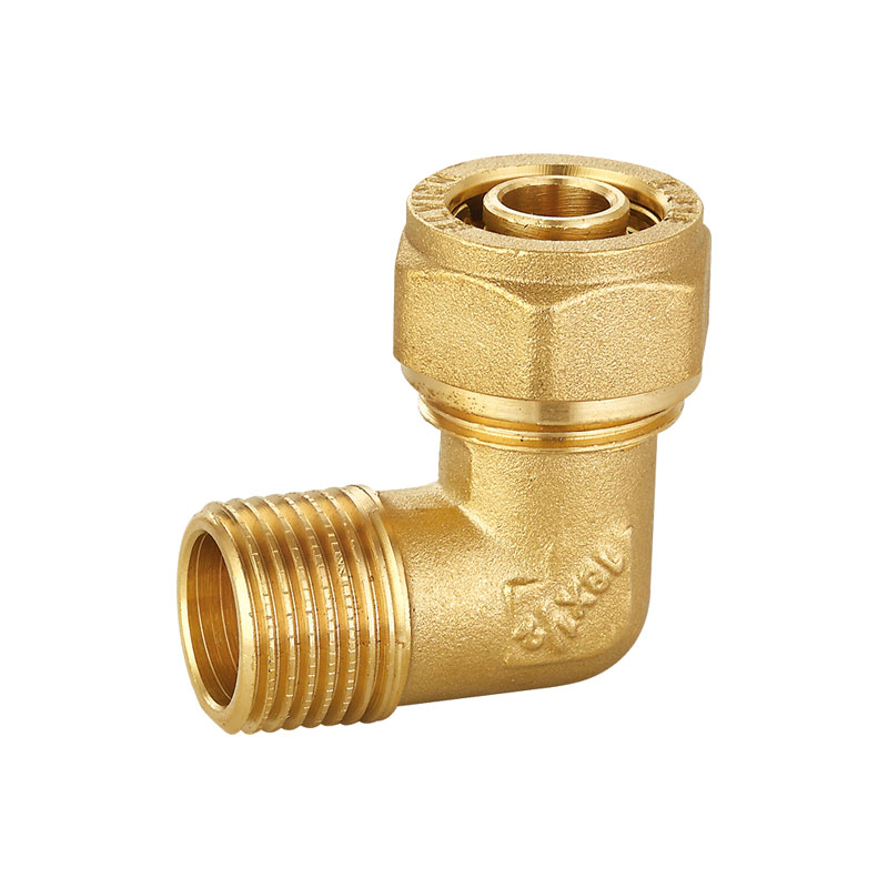 Raccordo in ottone a compressione a gomito a 90 gradi di vendita calda AMT-1305