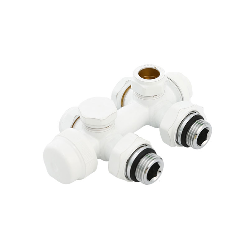 Valvola del radiatore di nuovo design con superficie in bianco e nero AMT-4034
